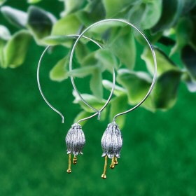 Fashion-Fresh-Bell-Flower-925-Silver-earring (12)